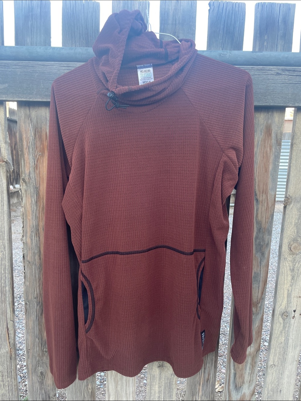 Melanzana Men's M microgrid hoodie V2 Bark
